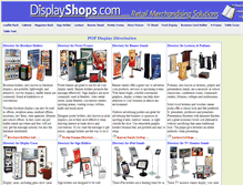 Tablet Screenshot of displayshops.com